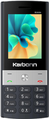KARBONN K444r Dual SIM Keypad Mobile 2.4inch Dispaly 1800mAh Battery Memory Card 32GB(Black)