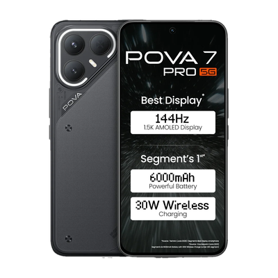 Tecno Pova 7 Pro 5G (Geek Black, 128 GB)(8 GB RAM)