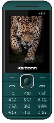 KARBONN K531 Dual Sim Keypad Phone|1750 mAh Battery|0.3MP Camera|Expandable Upto 32 GB(Olive Green)