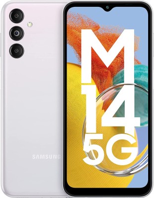 SAMSUNG Galaxy M14 5G (Icy Silver, 128 GB)(6 GB RAM)