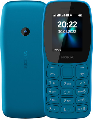 Nokia 110 Dual sim Keypad Phone with FM Radio, Auto Call Recording(Cyan)