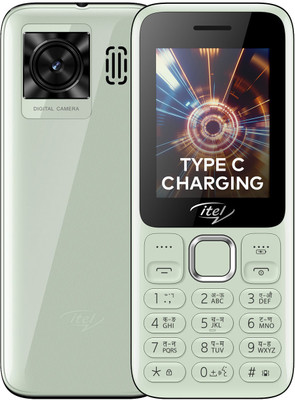 itel Power 450 | 2.4 inch Big Display | 2500 mAh Battery | Type C Charging(Light Green)