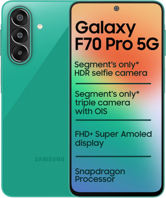 Samsung Galaxy F70 Pro 5G (Aura Green, 128 GB)(8 GB RAM) product image