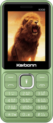 KARBONN KX30 Dual Sim Keypad Mobile|1200 mAh Battery|0.3MP Camera|Expandable Upto 32 GB(Emerald Green)