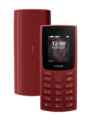 Nokia All-New 105 Single Sim Keypad Phone with Built-in UPI Payments(Terracotta Red)