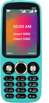 IAIR Keypad Mobile Phone with 2800 mAH Powerful Battery|Dual Sim|2 Inch Big Display(Green)