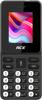 itel Ace2 lite Keypad Mobile| 1000 mAh Battery|Expandable Storage 32GB(Black)