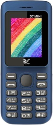 IAIR D7 MINI Dual Sim Keypad Phone With Jazz Wired Earphone| 1.8 Inch Big Display(Dark Blue)