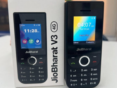 Jio Bharat V3 4G JBV191M1(Black)
