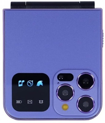TOUCH 18 Rock Z Flip Dual Sim Keypad Mobile with2.4Display Flip Fold Call & SMS Indicator(Blue)