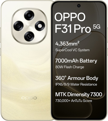 OPPO F31 Pro 5G (Desert Gold, 256 GB)(8 GB RAM)