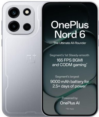 OnePlus Nord 6 (Quick Silver, 256 GB)(12 GB RAM)