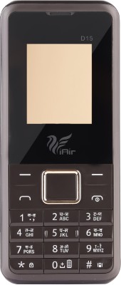 IAIR D15 Dual Sim Keypad Phone | 2800 mAH Battery & Big 1.88 Inch Display(Coffee)