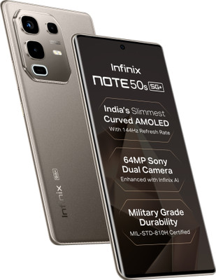 Infinix Note 50s 5G+ (Titanium Grey, 128 GB)(8 GB RAM)