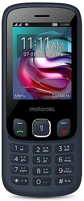 MOTOROLA A70 Dual Sim Keypad Phone|2.4 inch Display|1750 mAh Battery|Expandable upto 32GB(Dark Blue)