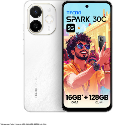 Tecno Spark 30C 5G (Aurora Cloud, 64 GB)(4 GB RAM)