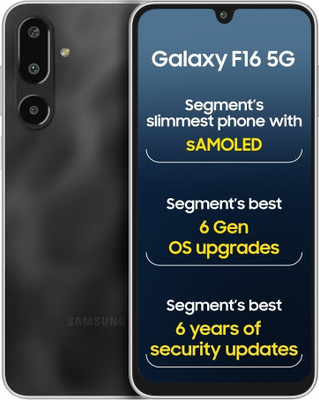 Samsung Galaxy F16 5G (Bling Black, 128 GB)(6 GB RAM)