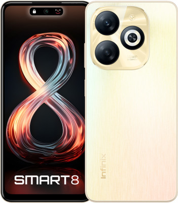 Infinix SMART 8 (Shiny Gold, 64 GB)  (4 GB RAM) For Rs. 6389 @ 29 %