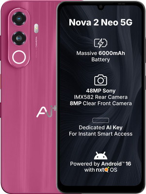 Ai+ Nova 2 Neo 5G (Red, 128 GB)(4 GB RAM) product image