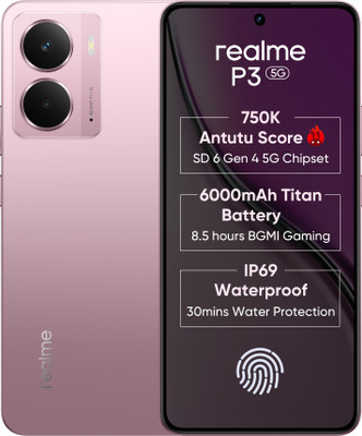 realme P3 5G (Nebula Pink, 128 GB)(6 GB RAM)