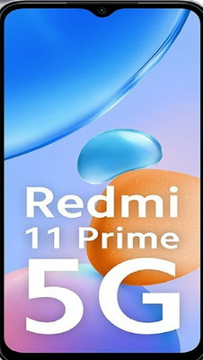 REDMI 11 Prime 5G (Chrome Silver, 128 GB)(6 GB RAM)