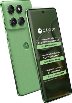 MOTOROLA Edge 60 5G (PANTONE Shamrock, 256 GB)(12 GB RAM)