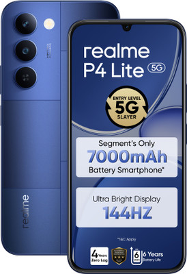 realme P4 Lite 5G (Mosaic Blue, 128 GB)(6 GB RAM)