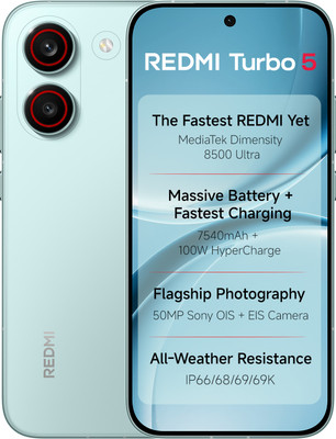REDMI Turbo 5 5G (Nitro Blue, 256 GB)(12 GB RAM) product image