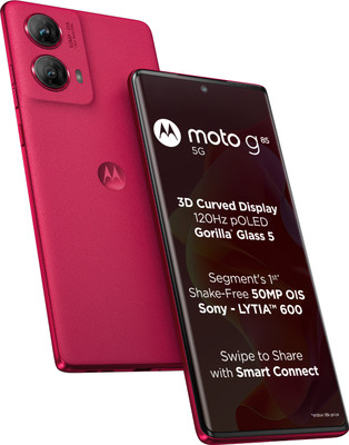 Motorola G85 5G (Viva Magenta, 128 GB)(8 GB RAM)