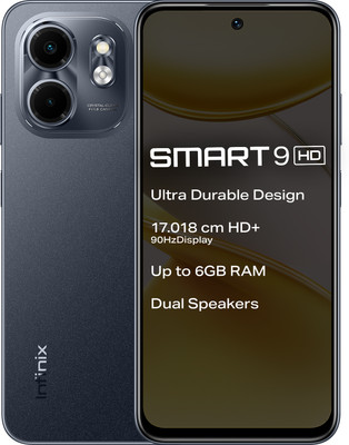 Infinix SMART 9 HD (Metallic Black, 64 GB)(3 GB RAM)