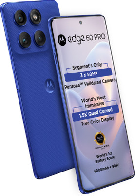 MOTOROLA Edge 60 Pro (Pantone Dazzling Blue, 512 GB)(16 GB RAM)