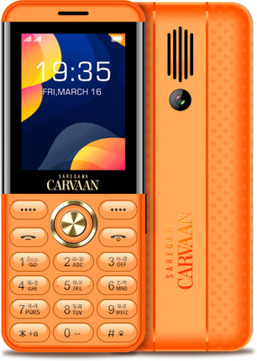 SAREGAMA Carvaan Mobile Hindi Don M22 with 1000 Pre-Loaded Songs(Iris Orange)