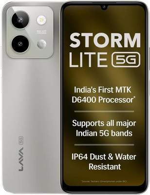 LAVA Storm Lite 5G (Cosmic Titanium, 128 GB)(4 GB RAM)