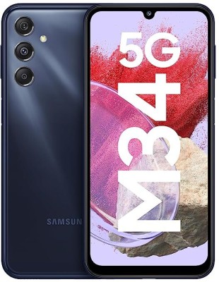 SAMSUNG Galaxy M34 5G without charger (Midnight Blue, 128 GB)(6 GB RAM)