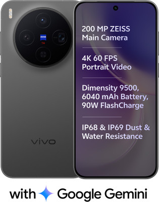 vivo X300 (Elite Black, 256 GB)(12 GB RAM)