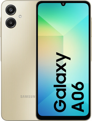 Samsung Galaxy A06 (Gold, 128 GB)(4 GB RAM)