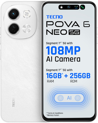 17% OFF on Tecno Pova 6 Neo (Aurora Cloud, 256 GB)(8 GB RAM) 17% OFF on Tecno Pova 6 Neo (Aurora Cloud, 256 GB)(8 GB RAM)