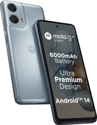 MOTOROLA G24 Power (Glacier Blue, 128 GB)  (4 GB RAM) For Rs. 7649 @ 36 %