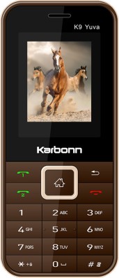 KARBONN K9 Yuva Keypad Mobile| 2500 mAh Battery|2MP Camera|Expandable Memory up to 32GB(coffee champagne)