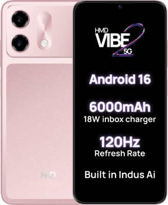 HMD Vibe2 5G (Peach Pink, 64 GB)(4 GB RAM)
