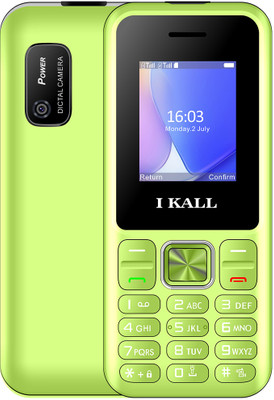 I Kall K22-Keypad Mobile Phone with 1000mAh Battery, Crystal Keypad, Vibration(Green)