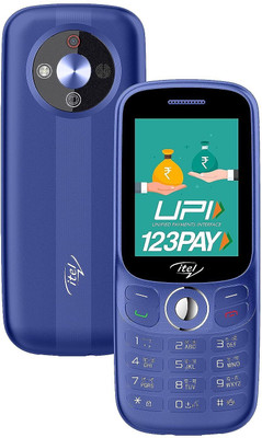 itel SG400 Keypad Mobile Phone with 9.8mm Ultra Slim Design 2.4 inch Display UPI Pay(Deep Blue)