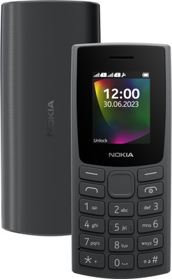 Nokia 106 Single SIM, Keypad Mobile Phone with Wireless FM Radio(Charcoal)