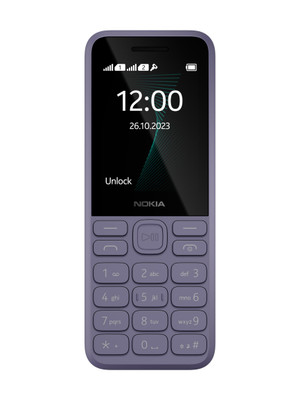 Nokia 130 Music Dual Sim with Music Player, Dedicated Music Buttons(Purple)