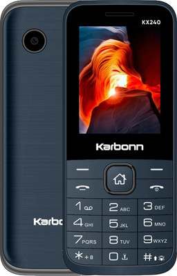 KARBONN KX240 Keypad Mobile 2.4 Inch LCD,1750mAh Battery,Type C Cable,Memory Card 32GB(Dark Blue)