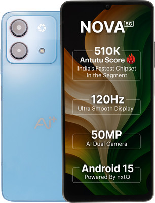 Ai+ Nova 5G (Blue, 128 GB)(8 GB RAM)