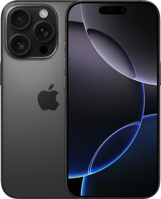Apple iPhone 16 Pro (Black Titanium, 1 TB)