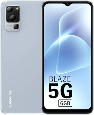 LAVA Blaze 5G (Glass Blue, 128 GB)(4 GB RAM)