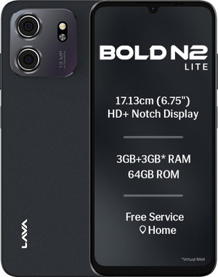 LAVA Bold N2 Lite (Nilgiri Blue, 64 GB)(3 GB RAM)