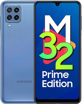 SAMSUNG Galaxy M32 Prime Edition (Light Blue, 64 GB)(4 GB RAM)